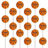 Basketball Candy Lollipops - 18 Count Individually Wrapped Suckers - Great for Basketball Party Favors - Sports Snacks - Basketball Goodie Bags - Team