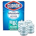 Clorox ToiletWand Toilet Cleaner Refills, Toilet brush, Rainforest Rush, 20 Count