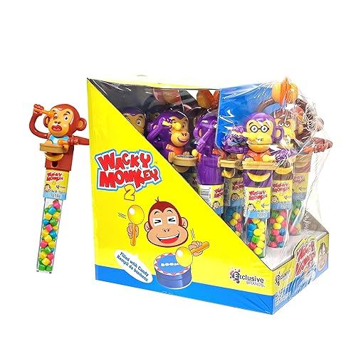 Candy Filled Wacky Monkeys 12 Count Box