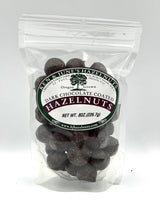 Dark Chocolate Coated Hazelnuts - 8 Oz Bag