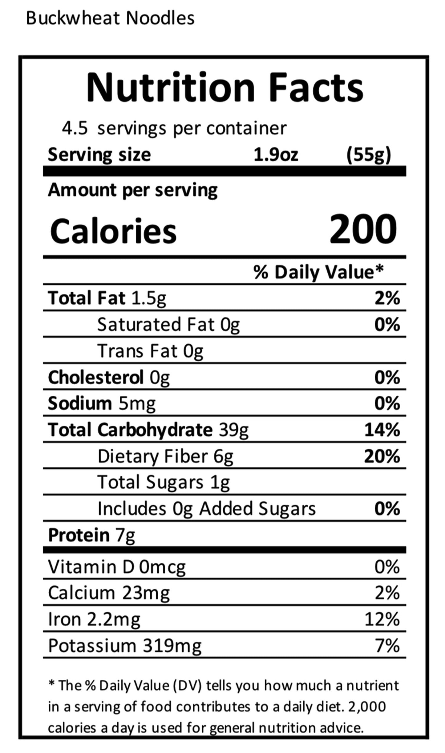 6-PACK King Soba Organic 100% Buckwheat Noodles, Gluten Free- 3.3 Lbs, 3 paper-tied servings per 8.8oz package