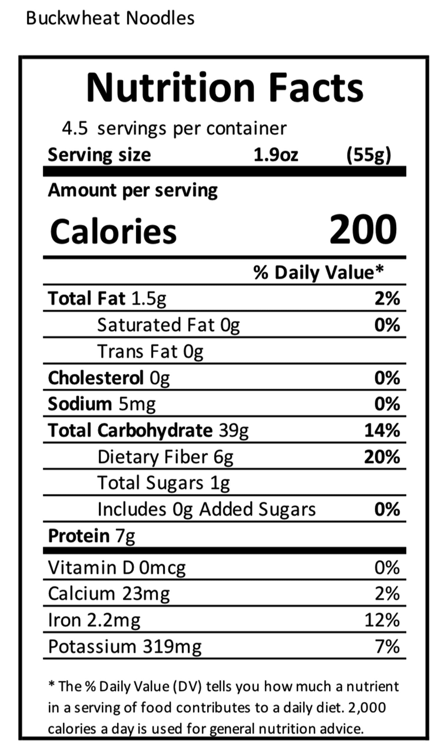 6-PACK King Soba Organic 100% Buckwheat Noodles, Gluten Free- 3.3 Lbs, 3 paper-tied servings per 8.8oz package