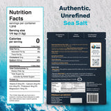 Baja Gold Signature Mineral Sea Salt - Recommended by Gary Brecka - Organic Natural Grain Salt for Cooking & Baking | Low Sodium, Authentic Baja Salt