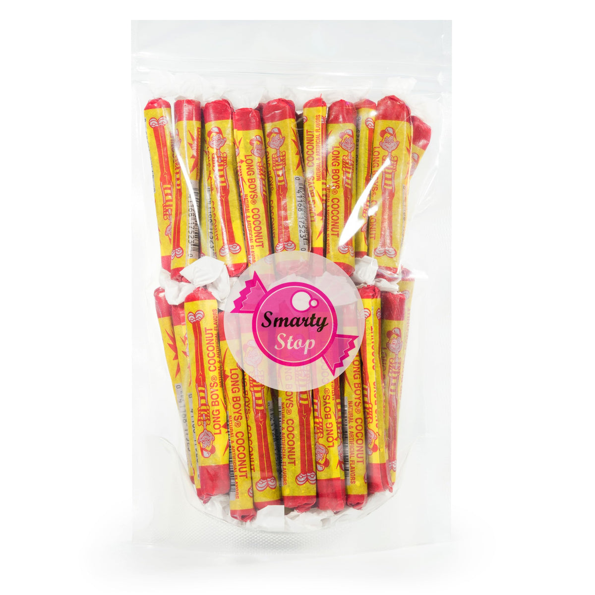 Smarty Stop Long Boys Coconut Caramel Chewy Candy Individually Wrapped (3 Pound (Pack of 1))