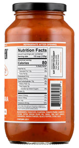 Eat Happy Kitchen Pumpkin Marinara Sauce - Made with Premium California Tomatoes & Pumpkin - No Sugar Added, No Seed Oils, No Fillers, Gluten Free, 25