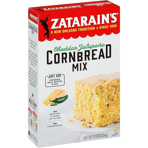 Zatarain's Cheddar Jalapeño Cornbread Mix, 12.5 oz