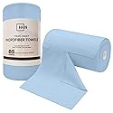 H4N Microfiber Cleaning Cloth Roll, 85 Pack Micro Fiber Wash Cloths for Car, Tear Away Towels, Ultra Absorbent Dish Rags, Non-Abrasive, Reusable