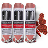 Coro Uncured Hot Sopressata Artisan Salami Sticks - 5oz (Pack of 3)