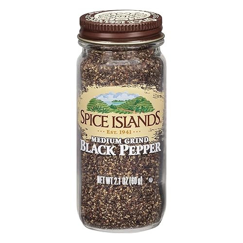 Spice Islands Medium Grind Black Pepper, 2.1 Ounce