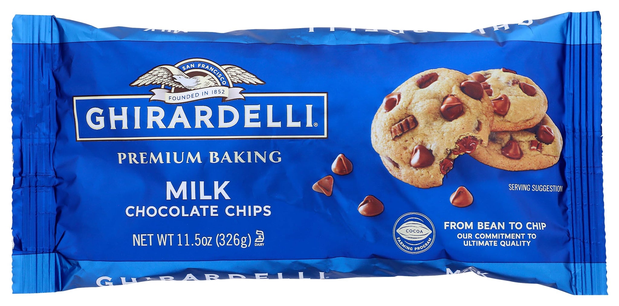 Ghirardelli, Milk Chocolate Chips, 11.5 oz