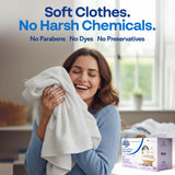 Earth Breeze Fabric Softener Dryer Sheets - Lavender, Hypoallergenic, No Harsh Chemicals, Safe Ingredients - Soft Clothes - Static Cling & Wrinkle
