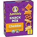Annie's Cheddar Snack Mix With Assorted Crackers and Pretzels, Made with Real Cheese, 9 oz