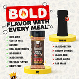 Steak & Chop Rub Seasoning Mix by Flavor God - Premium All Natural & Healthy Spice Blend for Beef, Pork & Vegetables - Kosher, Zero Carbs