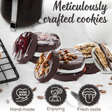 Pastry Perks Mother’s Day 12 Gourmet Chocolate-Covered Cookies, Gift Basket - Delicious Treats for Mom, Grandma, and Women - Holiday Food Delivery
