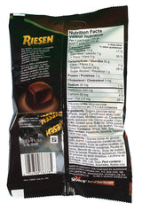 12- Bags of Riesen Caramels Covered in Rich European Chocoate 70g Each Bag Made in Germany
