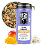 Tiesta Tea - Mango Dreamzzz Chamomile Loose Leaf Herbal Tea, Relaxing Chamomile & Lemongrass Blend, Caffeine-Free, Brew Hot or Iced, Refillable Tin