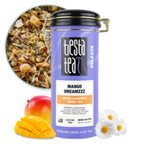 Tiesta Tea - Mango Dreamzzz Chamomile Loose Leaf Herbal Tea, Relaxing Chamomile & Lemongrass Blend, Caffeine-Free, Brew Hot or Iced, Refillable Tin