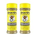 Dan-O’s Lemon Pepper Seasoning, 3.2 oz (2 Pack) - Zesty Citrus & Black Pepper Spice Blend - No Citric Acid, No Sugar - All Purpose Seasoning