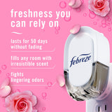 Febreze Plug In Air Freshener, Odor-Fighting Scented Oil Refill, Air Fresheners for Home and Bathroom and Kitchen, Long Lasting for Strong Odors
