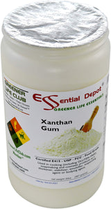 Essential Depot Xanthan Gum 20 oz. Powder USP FCC Food Grade - Gluten Free Cooking - Safety Sealed HDPE Container with Resealable Cap