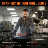 Branten's BBQ Rub Gift Box Combo: Four Bottles of Seasoning for Meat and Vegetables, Gluten Free, Total of 49.5 Ounces, with BBQ Silicone Mitt