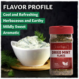 Eastanbul Dried Mint, 2.1oz, Dried Mint for Cooking, Peppermint Leaves, Perfect for Tea Loose Leaf, Peppermint Herb Seasoning,%100 Natural, Non-GMO