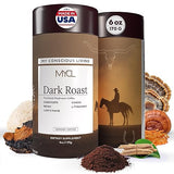 MYCL Organic Mushroom Coffee - Instant Coffee - 1,680mg Fruiting Body - Reishi, Lion’s Mane, Cordyceps, Chaga & L-Theanine - Focus, Energy & Immunity