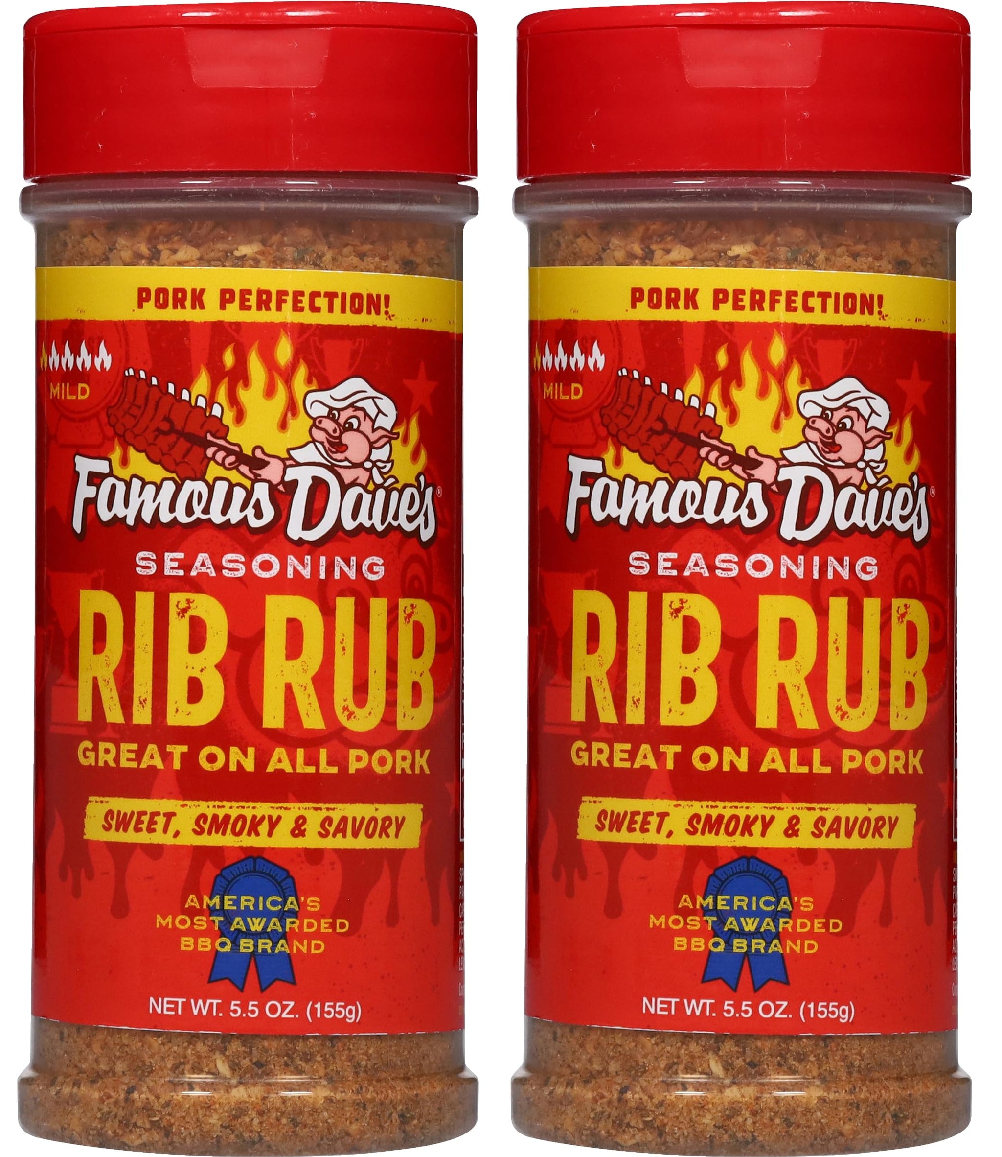 Famous Dave's - 2 pck, Rib Rub Seasoning (11 oz.)