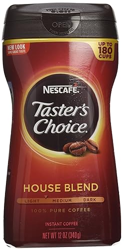 Nescafe Taster's Choice Instant Coffee, Regular, 12 Ounce (Pack of 3)