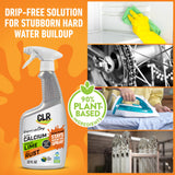 CLR Brands Calcium, Lime & Rust Remover with Cling, 22 oz. Spray Bottle, Adheres to Hard-to-Reach Surfaces, Blasts Calcium, Dissolves Lime Deposits