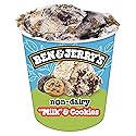 Ben & Jerry's Non-Dairy "Milk" & Cookies Vanilla Frozen Dessert Certified Vegan Pint 16 oz