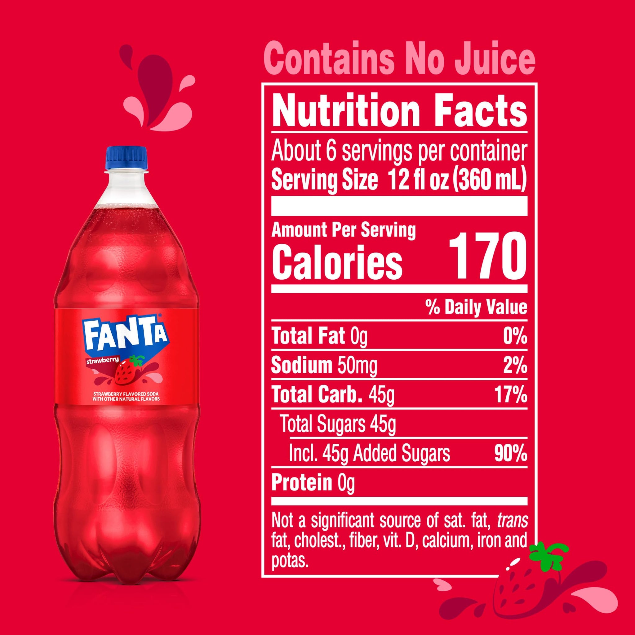 Fanta Strawberry, 2 Liter