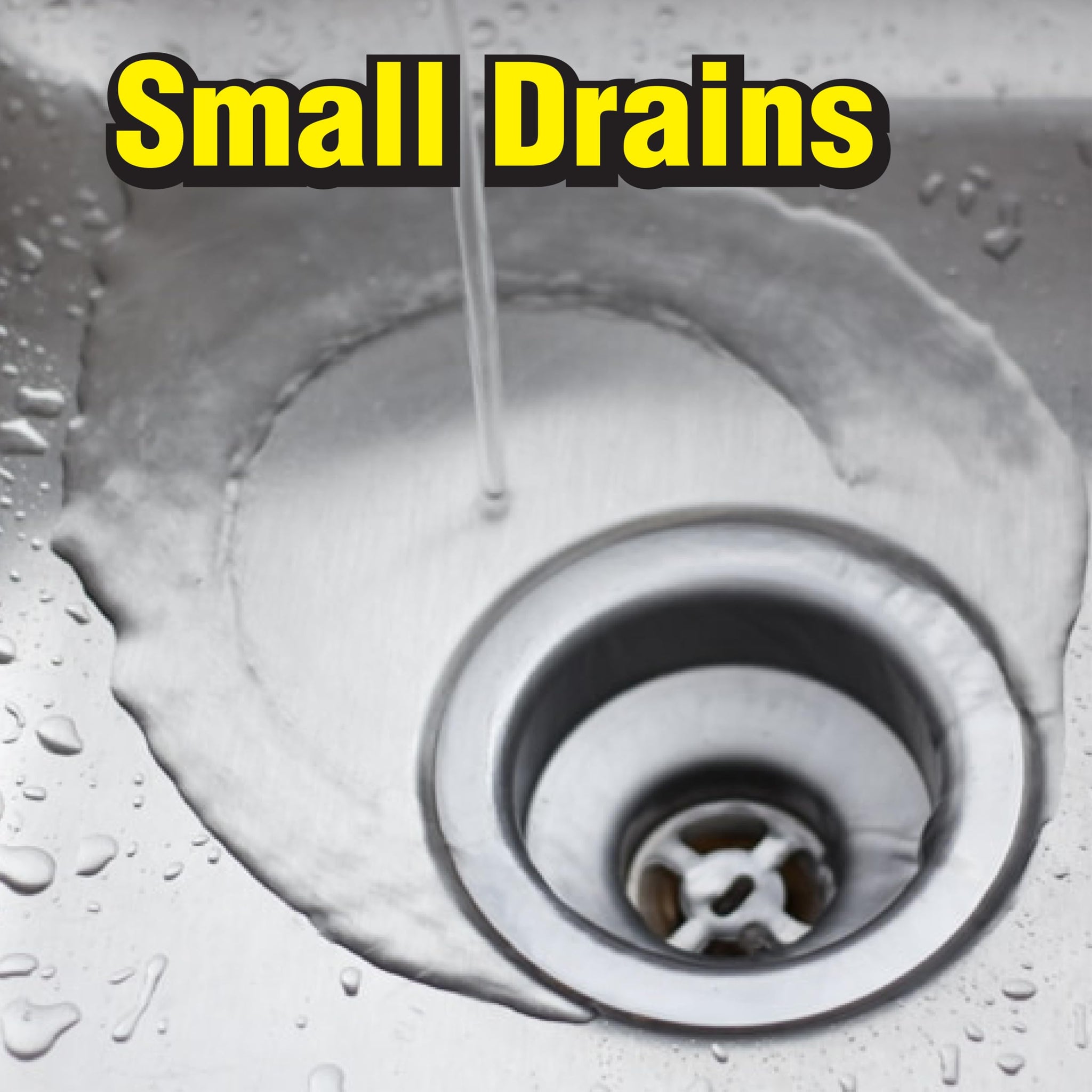 ComStar Piranha - Crystal Flakes, 2 Pounds Non-Acid Drain Cleaner That Dissolves Grease, Hair & Root Growth in Sewer Lines Instantly, Made in USA