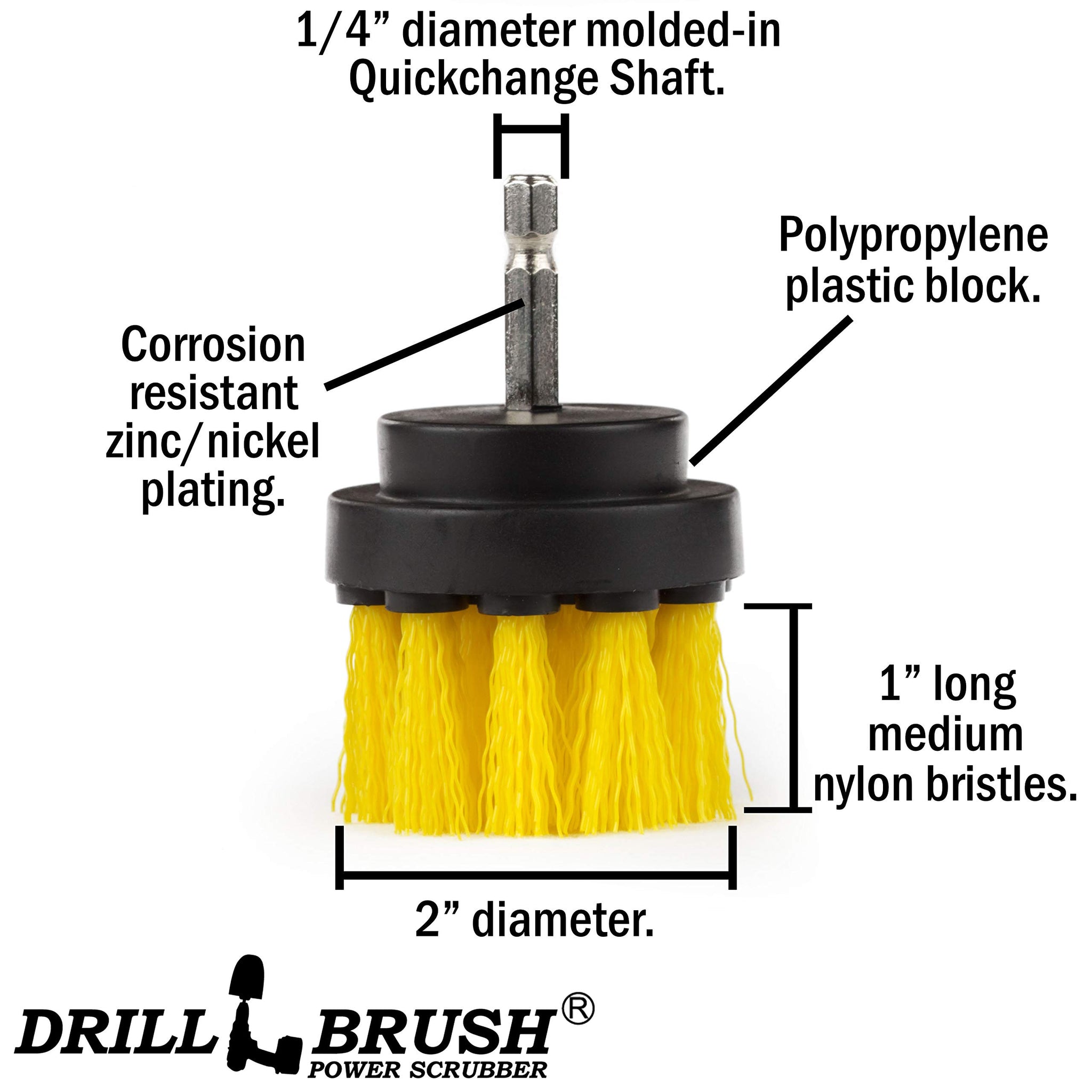 Household Power Scrubber Cordless Drill Battery Operated Bathroom and Tile Scrub Brush
