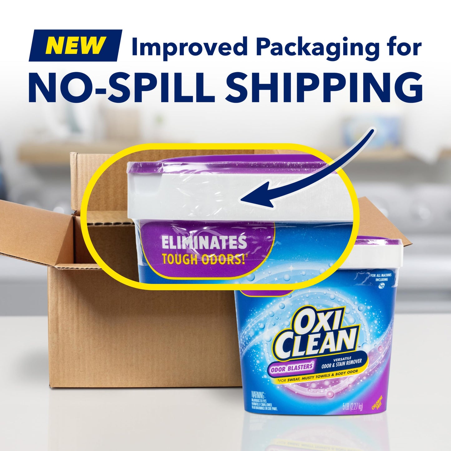 OxiClean Odor Blasters Versatile Odor and Laundry Stain Remover Powder, 5 lb