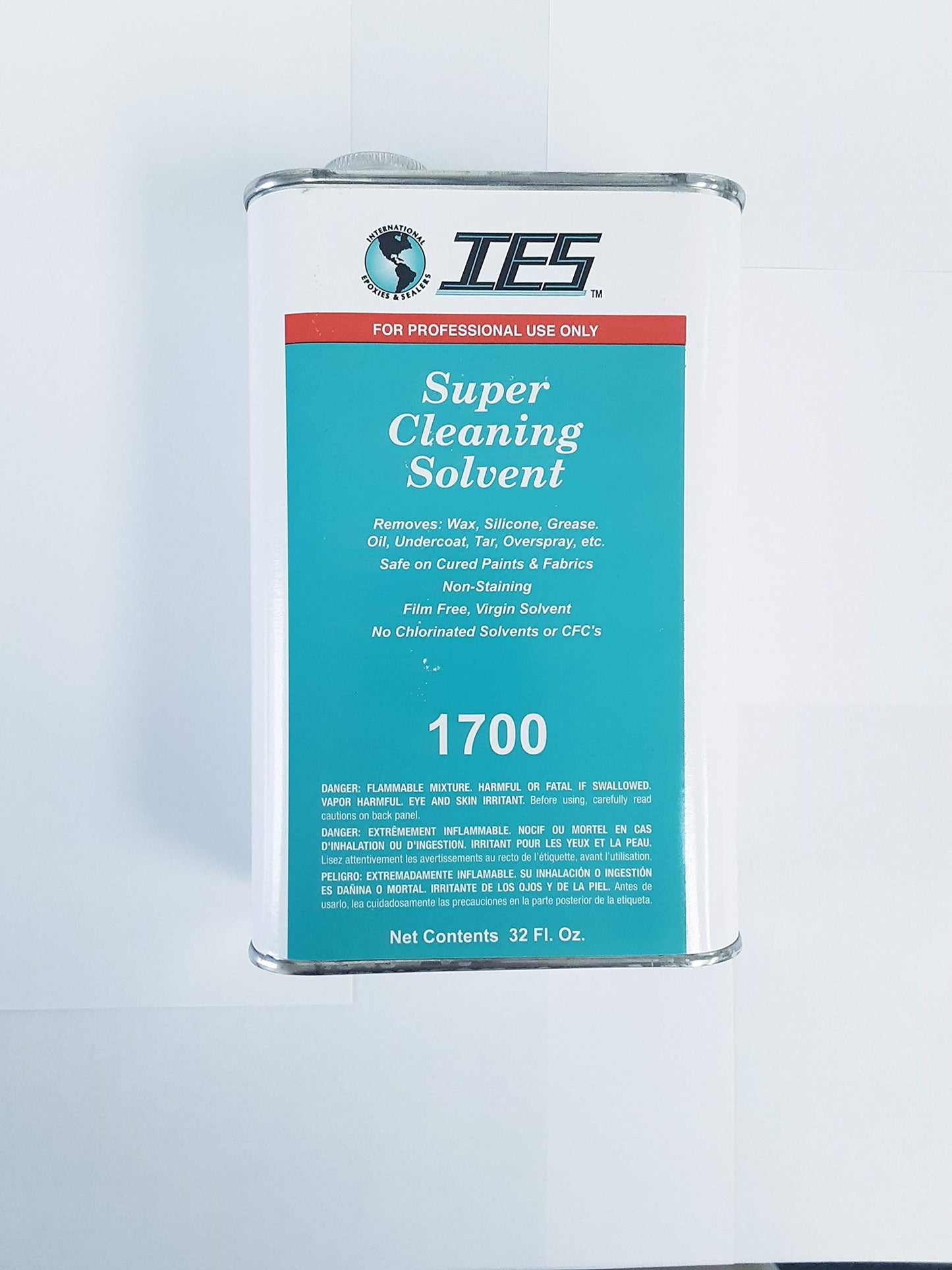 International Epoxies & Sealers IES #1700 Super Cleaning Solvent 32 OZ - 3 Pack