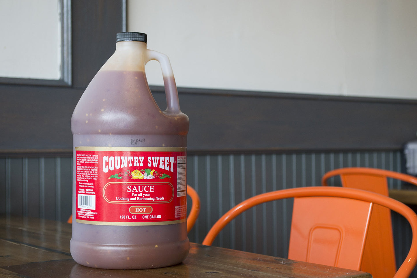Country Sweet Sauce - Premium Cooking and Finishing Sauce (Hot, 1 Gallon/128 ounces)