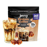 Javvy Protein Coffee Powder - Whey Protein Powder with Arabica Coffee, Zero Artificial Flavors & Sweeteners, 80 mg Caffeine, No Added Sugar, 20