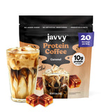 Javvy Protein Coffee Powder - Whey Protein Powder with Arabica Coffee, Zero Artificial Flavors & Sweeteners, 80 mg Caffeine, No Added Sugar, 20