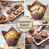 Broadway Basketeers Cookies Gift Baskets for Delivery Fresh Baked Gourmet Cookies and Brownies, Individually Wrapped Edible Care Package for Mom