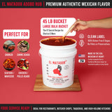 El Matador Adobo Paste - 45lb Bulk Mexican Marinade for Chorizo, Carne & Tacos - Commercial Use & Food Service Adobo for Chorizo/Adobo para Chorizo