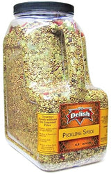 Gourmet Pickling Spice by It's Delish, 4 LB (64 Oz) Restaurant Gallon Size Jug With handle | Gourmet All Natural Blend of Pickling Spices and Herbs
