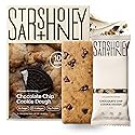 Stars + Honey Protein Bars, Chocolate Chip Cookie Dough, 15g Protein, 2g Sugar, with Collagen Peptides, Dairy Free, Soy & Gluten Free Snacks, Keto