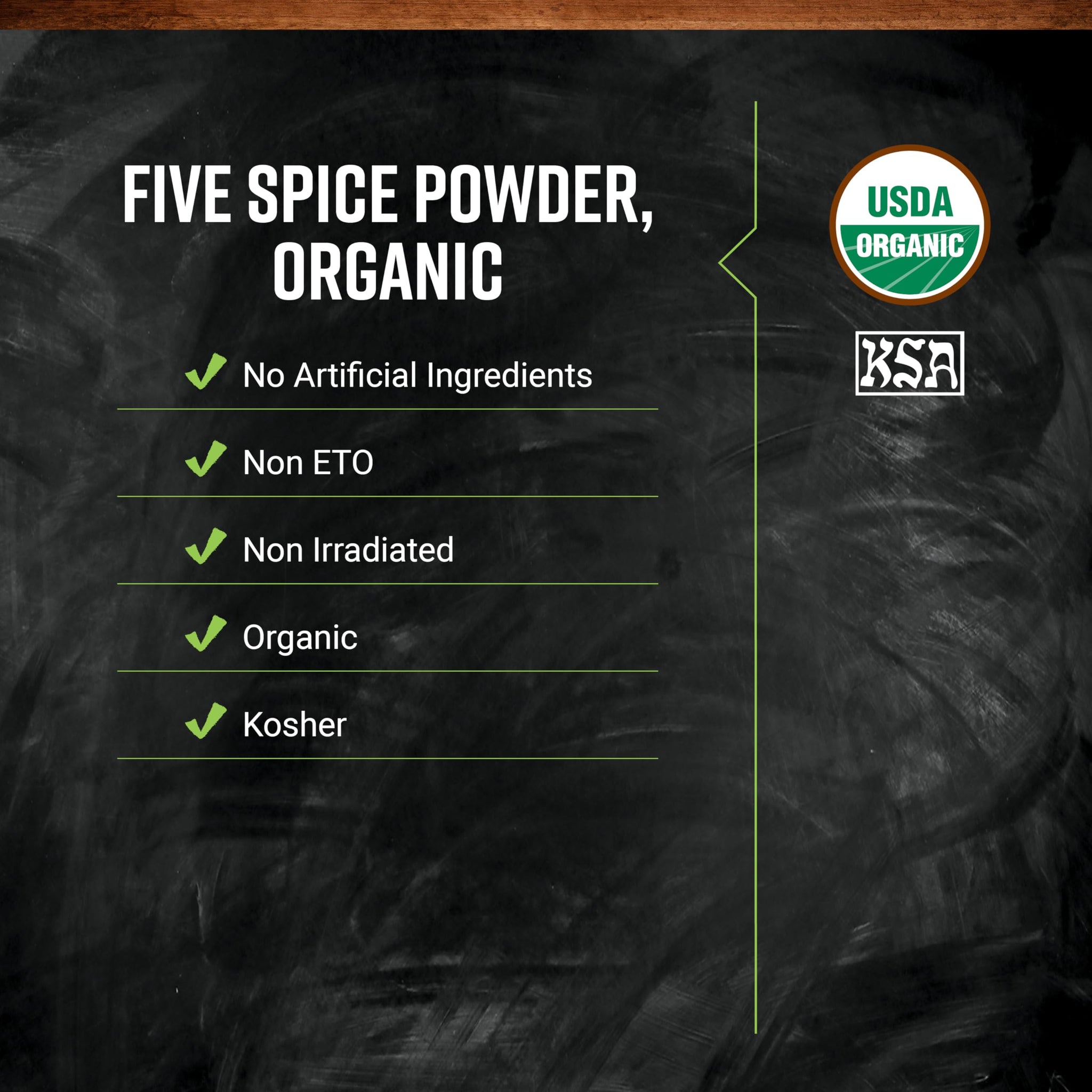 Frontier Co-op Organic Five Spice Powder, 1-pound Bulk Bag, Cinnamon, Fennel Seed, Cloves, Star Anise & White Pepper, Non GMO