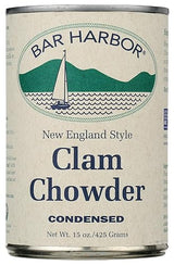 Bar Harbor New England Style Clam Chowder, Condensed, 14.5 oz - Classic Creamy Chowder
