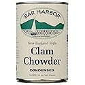 Bar Harbor New England Style Clam Chowder, Condensed, 14.5 oz - Classic Creamy Chowder