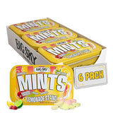 Big Sky Sugar Free Lemonade Stand Mints - 50 Count Tin (Pack of 6) | Kosher Certified, Vegan Candy | Aspartame & Gluten Free | Lemon Flavored Sugar