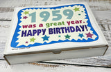 RETRO CANDY YUM ~ 1959 67th Birthday Gift Ideas Candy Assortment from Childhood - 67 Years Old Birthday Gifts for Men and Women Born 1959