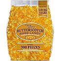 A Great Surprise Premium Butterscotch Hard Candy - 4 lb - Individually Wrapped Butterscotch Candy Discs Buttons - Classic Creamy & Old Fashioned