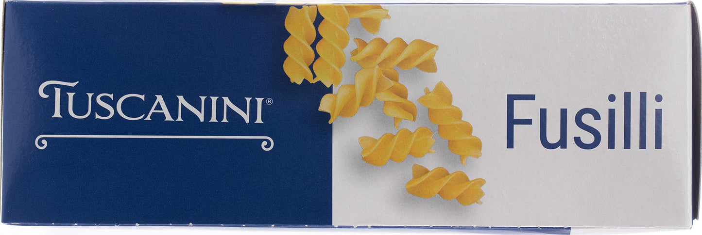 Tuscanini Authentic Italian Fusilli Pasta 16oz (4 Pack) Made with Premium Durum Wheat, Done in 13 Minutes